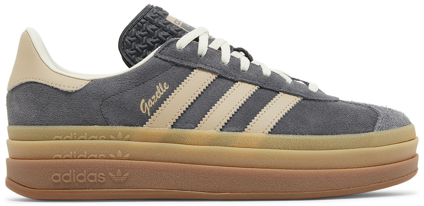 Wmns Gazelle Bold 'Grey Magic Beige Gum' | GOAT