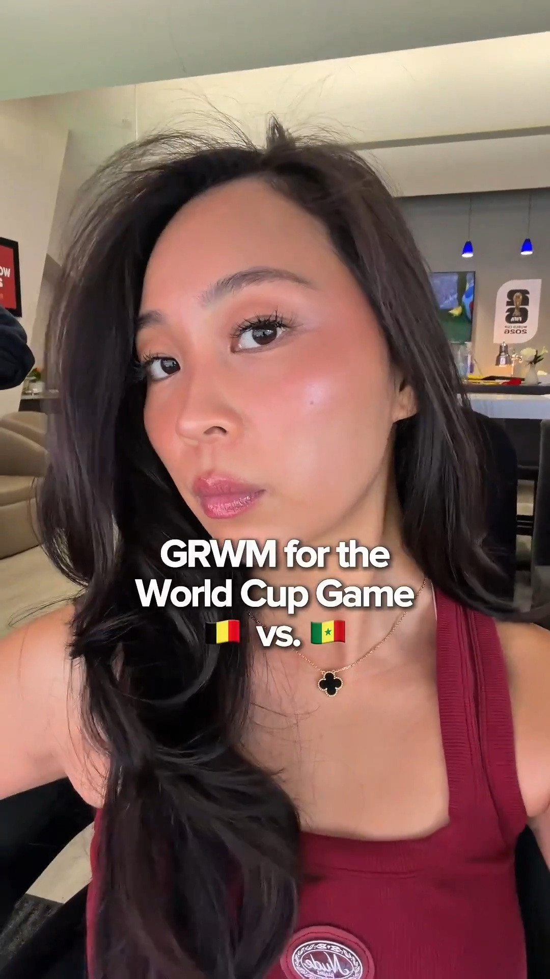GRWM for the World Cup Game 2026: Senegal 🇸🇳 vs. Belgium 🇧🇪 

Hosted by the lovely Amazon team!! here is a really easy flushed glowy makeup look that only took me 5 minutes!! who is everyone rooting for?!

#LTKgrwm #LTKSeasonal #LTKdayinmylife
