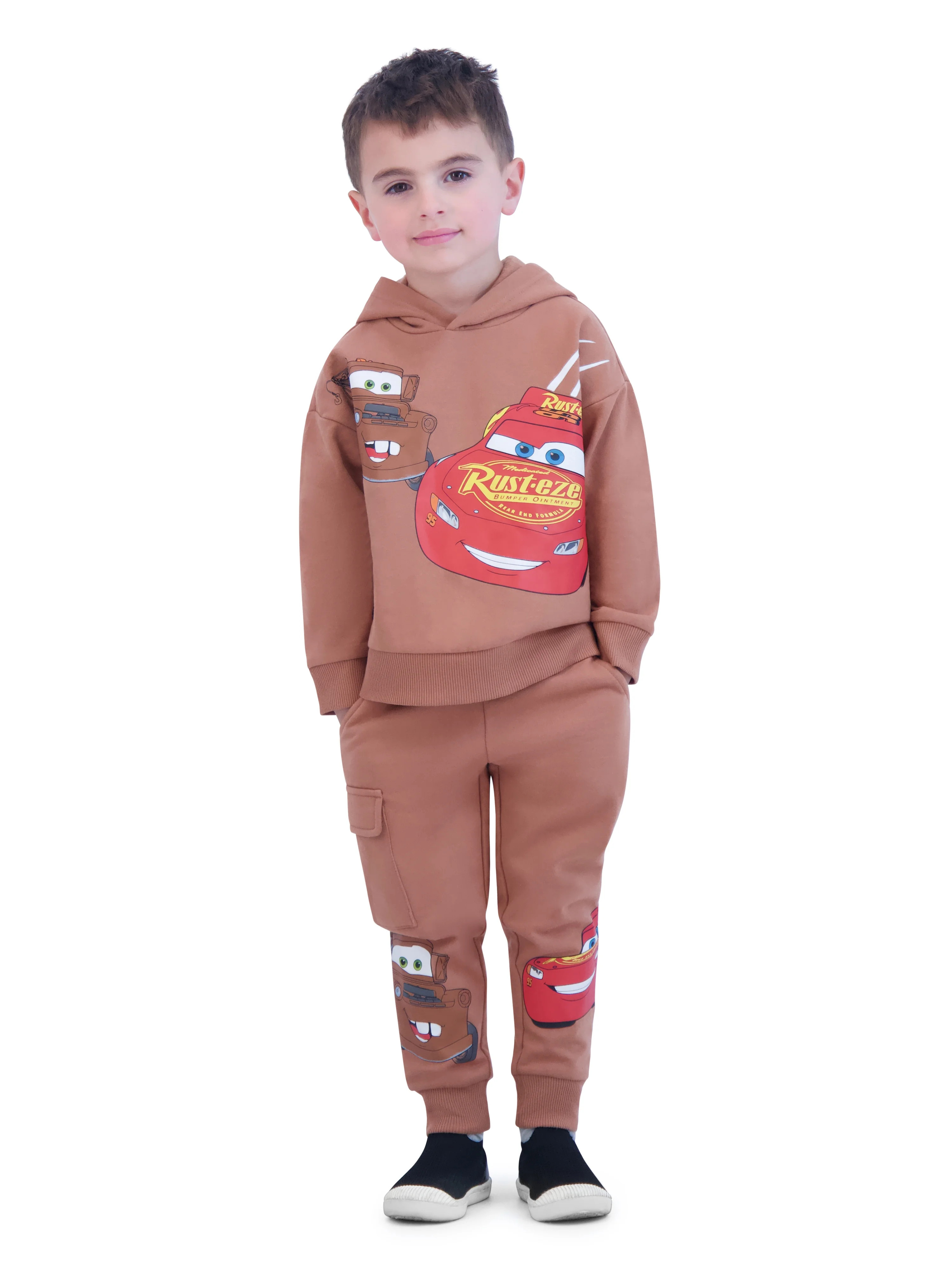 Cars Toddler Boy Hoodie and Joggers Set, Sizes 12M-5T | Walmart (US)