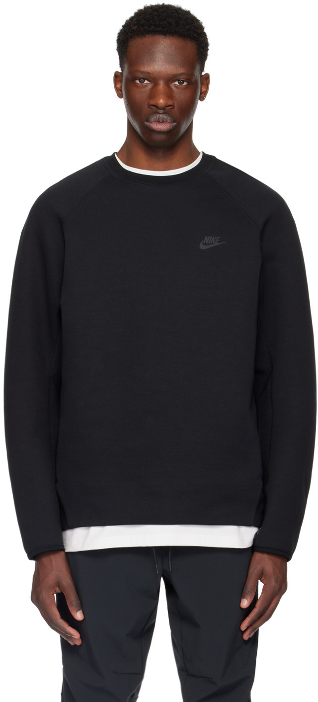 Nike Black Printed Sweatshirt | SSENSE