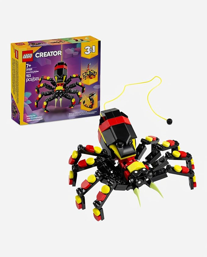 LEGO Creator 3 in 1 Wild Animals Surprising Spider Toy - Building Toy with 3 Build Options, Spide... | Amazon (US)