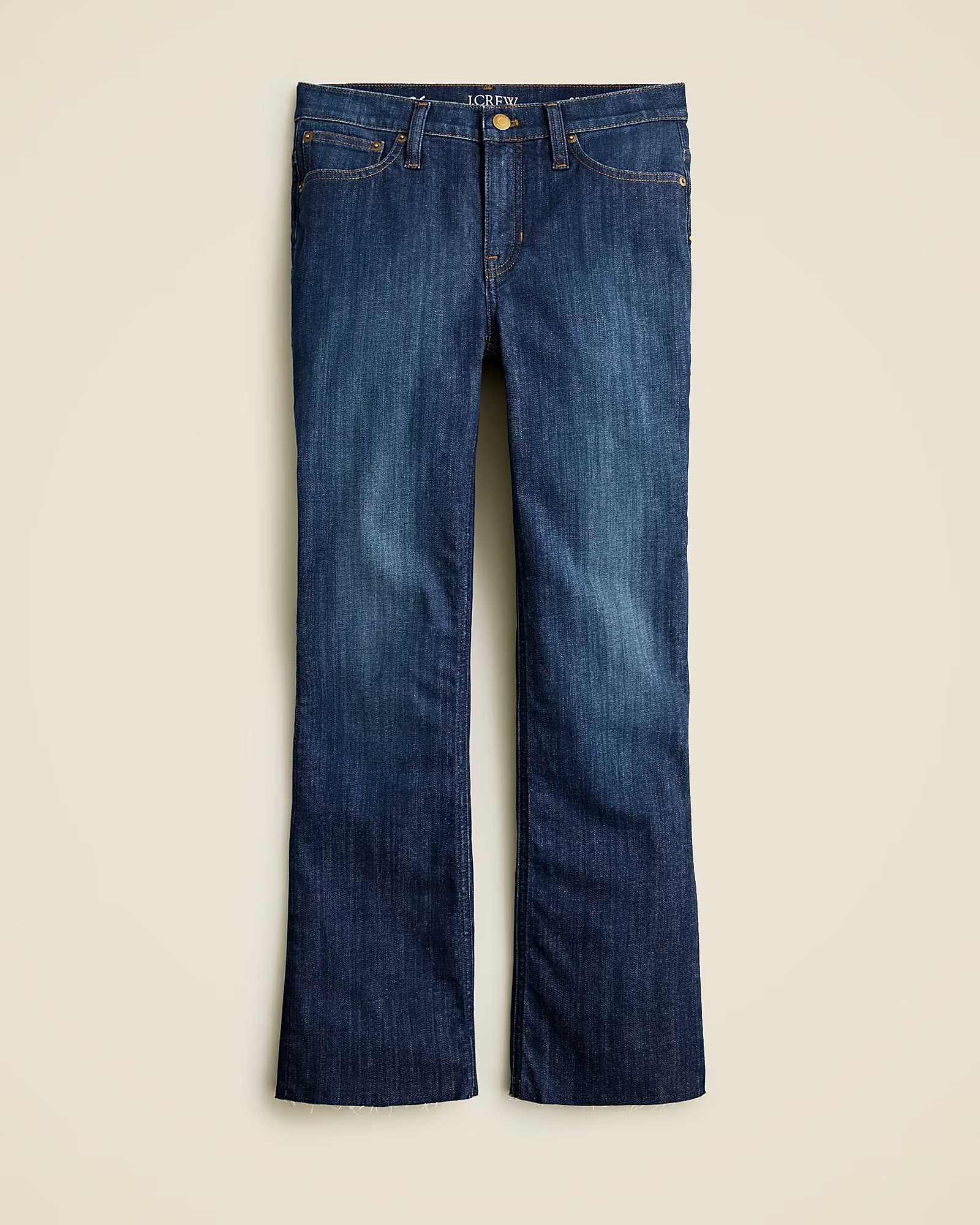 9" demi-boot crop jean in Dark Worn wash | J. Crew US
