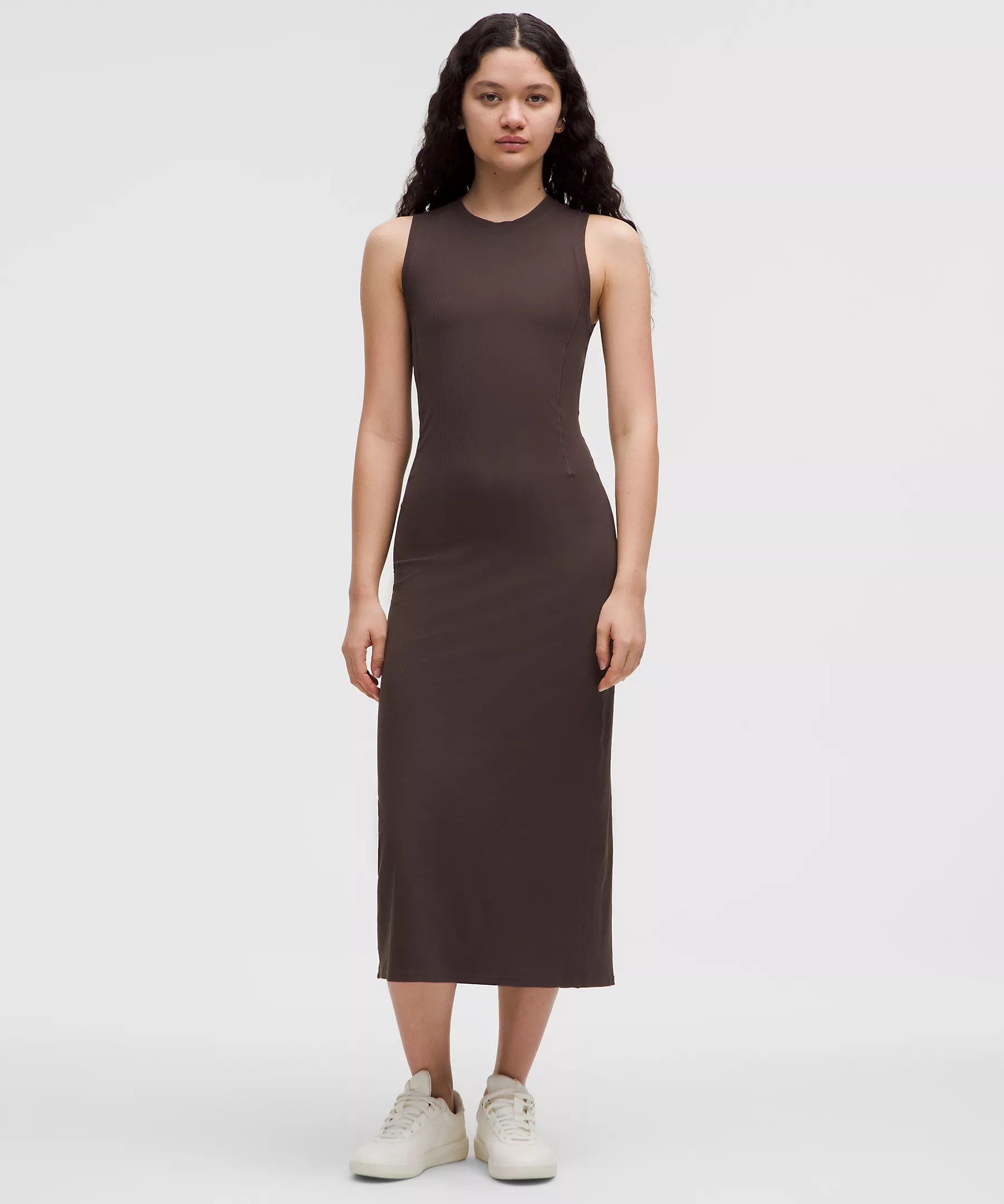 All Aligned Ribbed Midi Dress | Women's Dresses | lululemon | Lululemon (US)