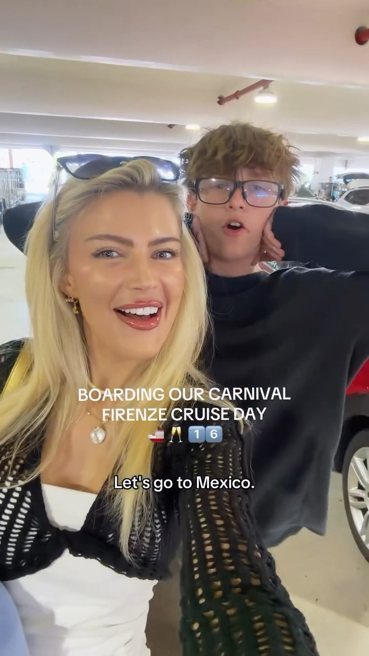 We surprised Xan Brogan with a first time cruise to Mexico for his 16th birthday and he was so shook day one. hahaha
xx Angelina Claire #cruisetime #carnivalcruise #sixteenthbirthday #boymomadventures #momandson

#LTKTravel #LTKmomlife #LTKvlog
