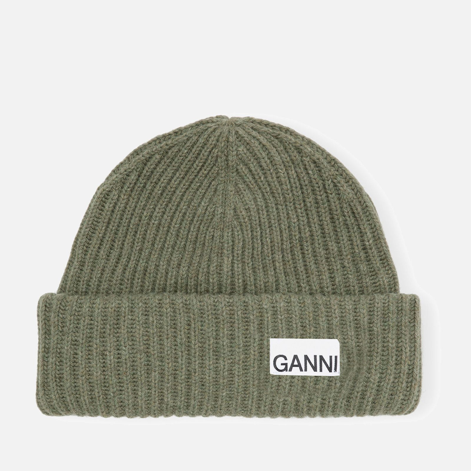 Ganni Ribbed Wool Beanie | Coggles | Coggles (Global)