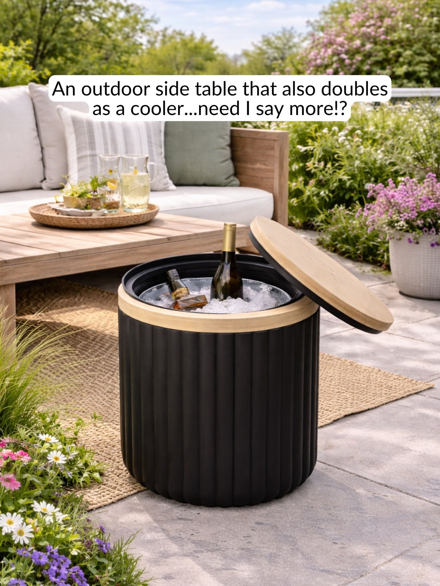 The cutest outdoor table that doubles as a cooler - currently on sale too! @Wayfair 

#LTKSaleAlert #LTKHome