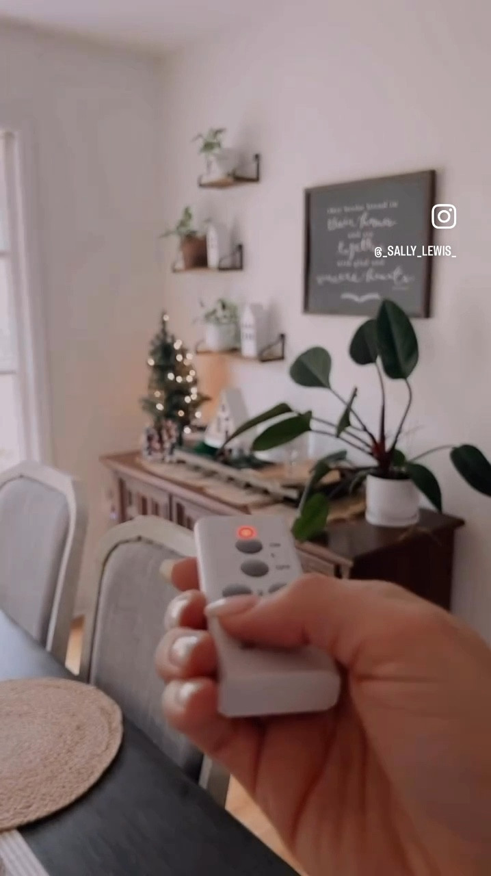 A REMOTE FOR ALL THE CHRISTMAS LIGHTS!!! I love some of our regular decor with old school plug in lights… but I hate running around to turn them off😅😂

This outlet set comes with 1 remote and 3 plug ins to allow you to remotely turn on and off reference is plugged into them! 

Christmas lights, lamps, or if you’re crunchy like us— your WIFI at night!! 

This is one of my daily favorite things! 

#LTKGiftGuide #LTKHoliday #LTKHome