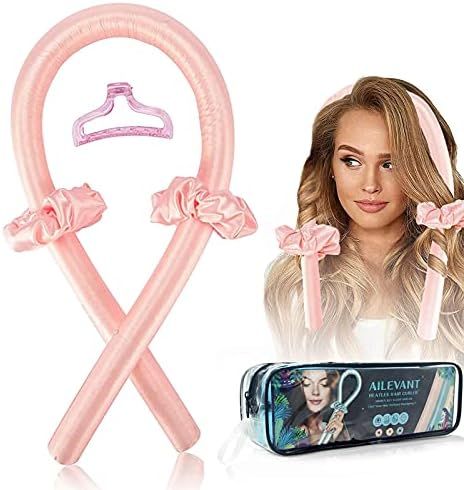 Tik Tok Heatless Hair Curlers For Long Hair, No Heat Silk Curls Headband You Can To Sleep In Over... | Amazon (US)