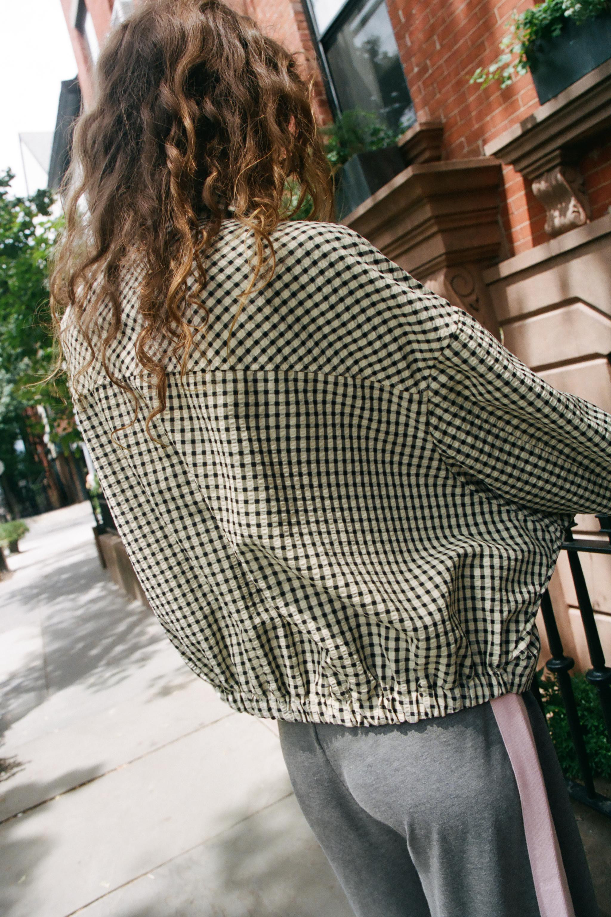 PLAID BOMBER JACKET | Zara US