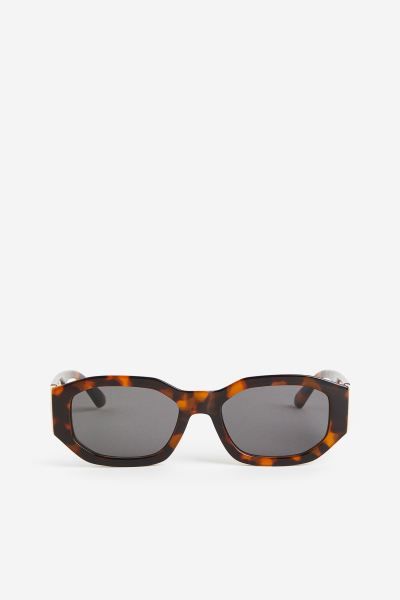 Round sunglasses - Brown/Tortoiseshell-patterned - Ladies | H&M GB | H&M (UK, MY, IN, SG, PH, TW, HK)