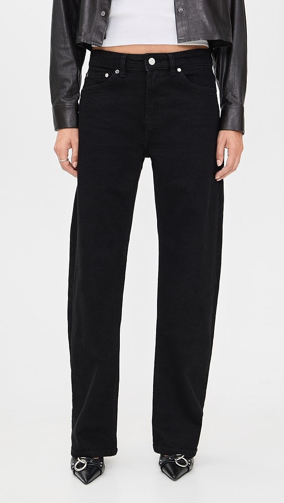 Alida Loose Bowed Jeans | Shopbop