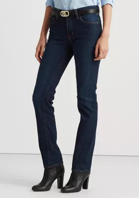 Lauren Ralph Lauren Women's Slimming Straight Jeans, 16 x 32 | Belk