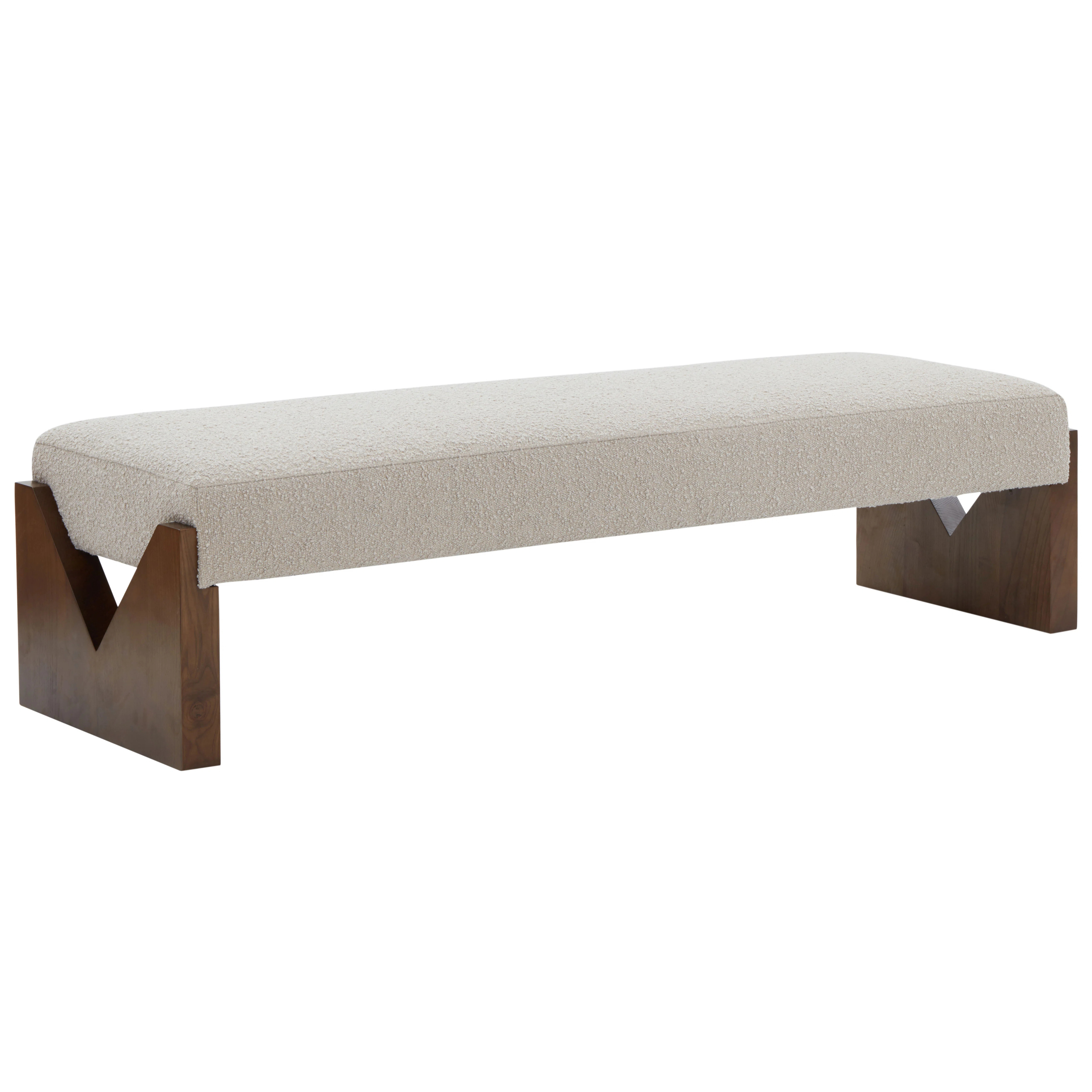 Alayna Boucle Bench | Wayfair North America