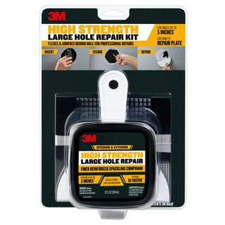3M Large Hole 12 fl. oz. Wall Repair Kit LHR-KIT - The Home Depot | The Home Depot