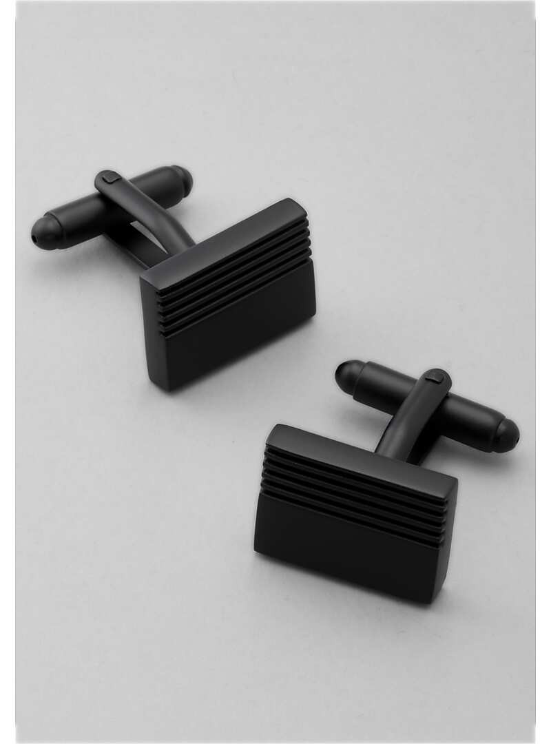 Jos. A. Bank Matte Black Rectangle Cufflinks | Jos. A. Bank
