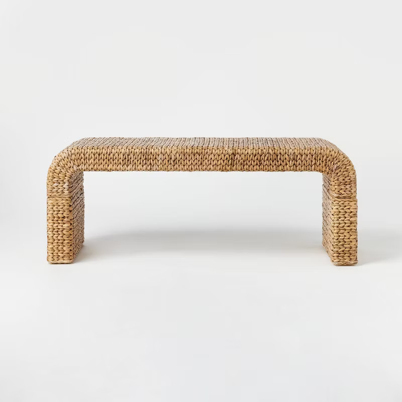 Shiffer Waterfall Woven Bench - Threshold™ designed with Studio McGee | Target