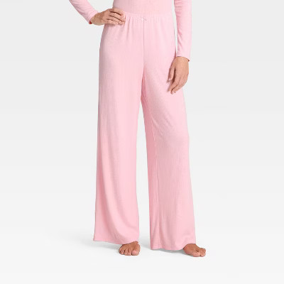 Women's Variegated Ribbed Pajama Pants - Auden™ | Target