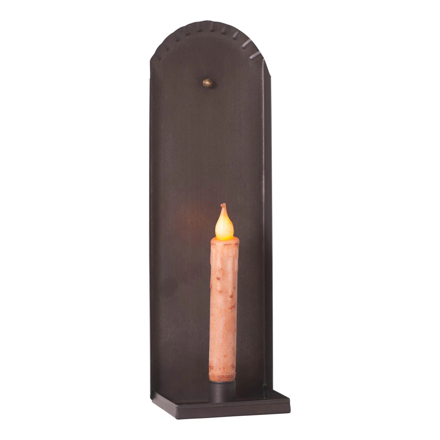 14'' H Metal Wall Wall Sconce with Candle Included | Wayfair North America