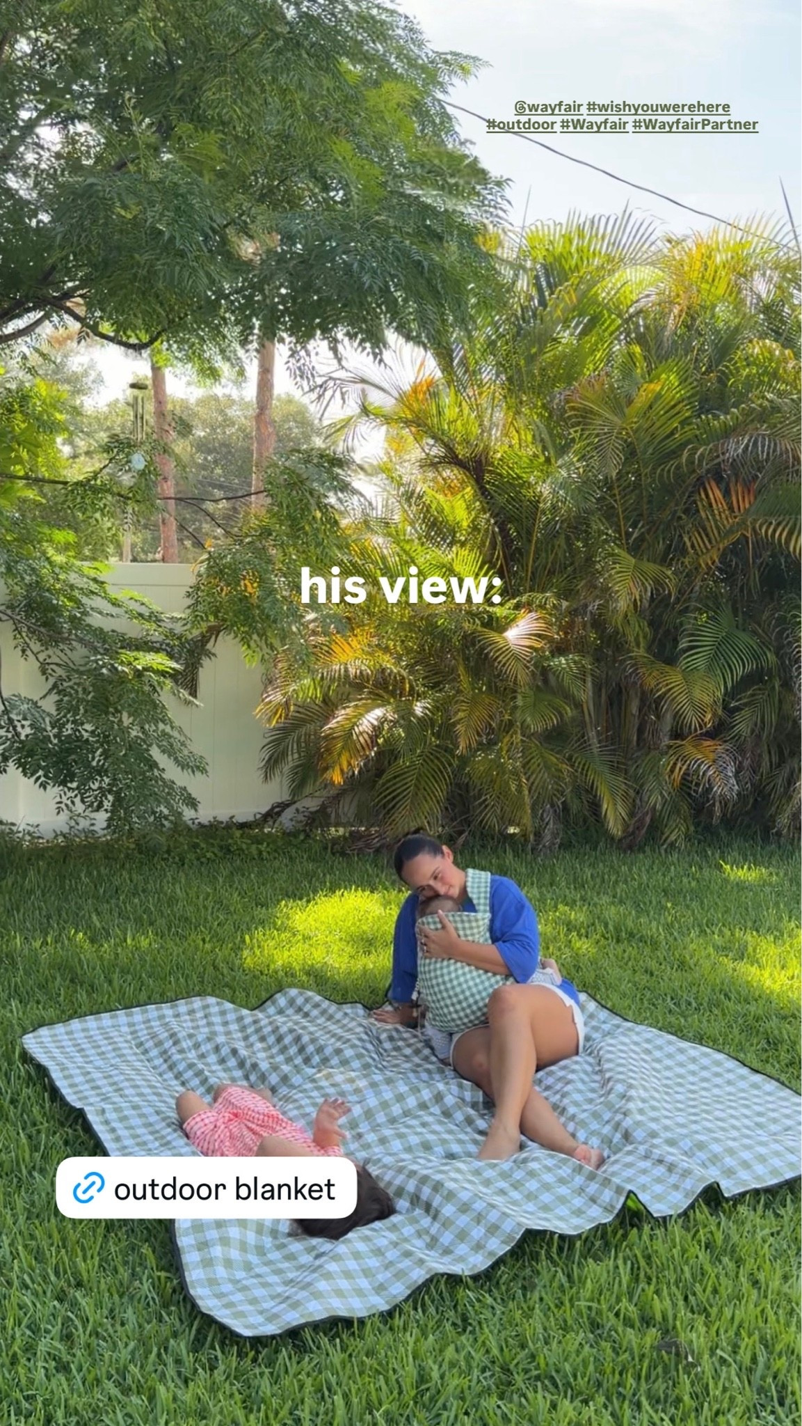 #AD our backyard is starting to feel like home too! @Wayfair #wishyouwerehere #outdoor #Wayfair #WayfairPartner