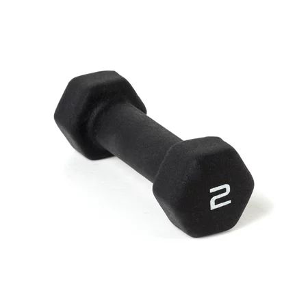CAP Barbell Black Neoprene Dumbbell, Multiple Sizes, Single 2 lbs | Walmart (US)
