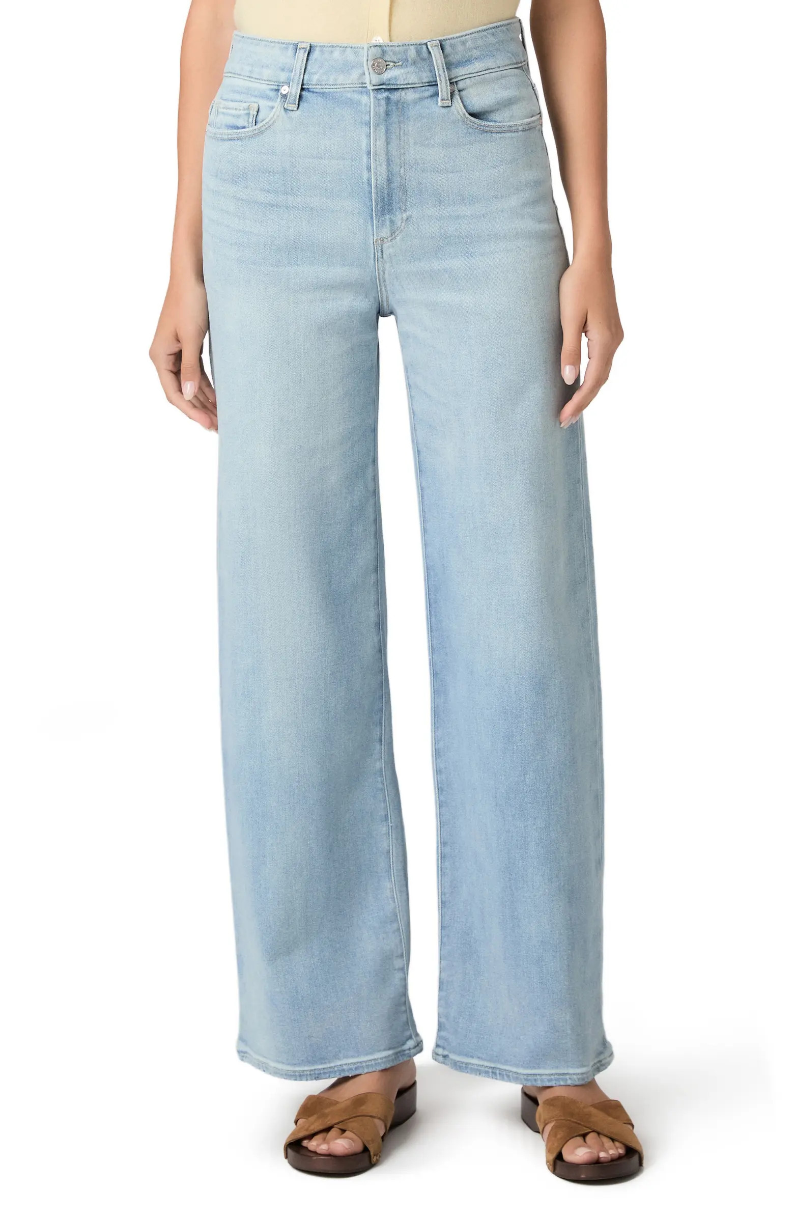 Anessa High Waist Wide Leg Jeans | Nordstrom