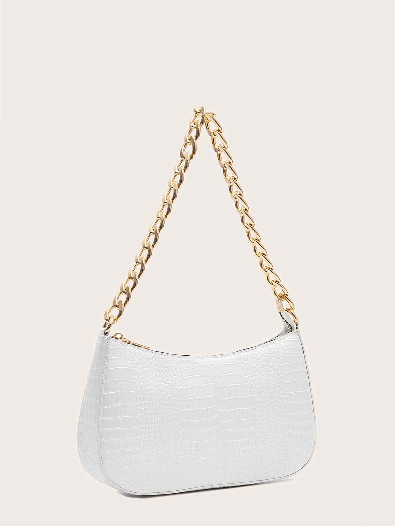 Borsa baguette effetto coccodrillo | SHEIN