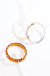 Lucite Statement Bangle Bracelet Set | Cato Fashions