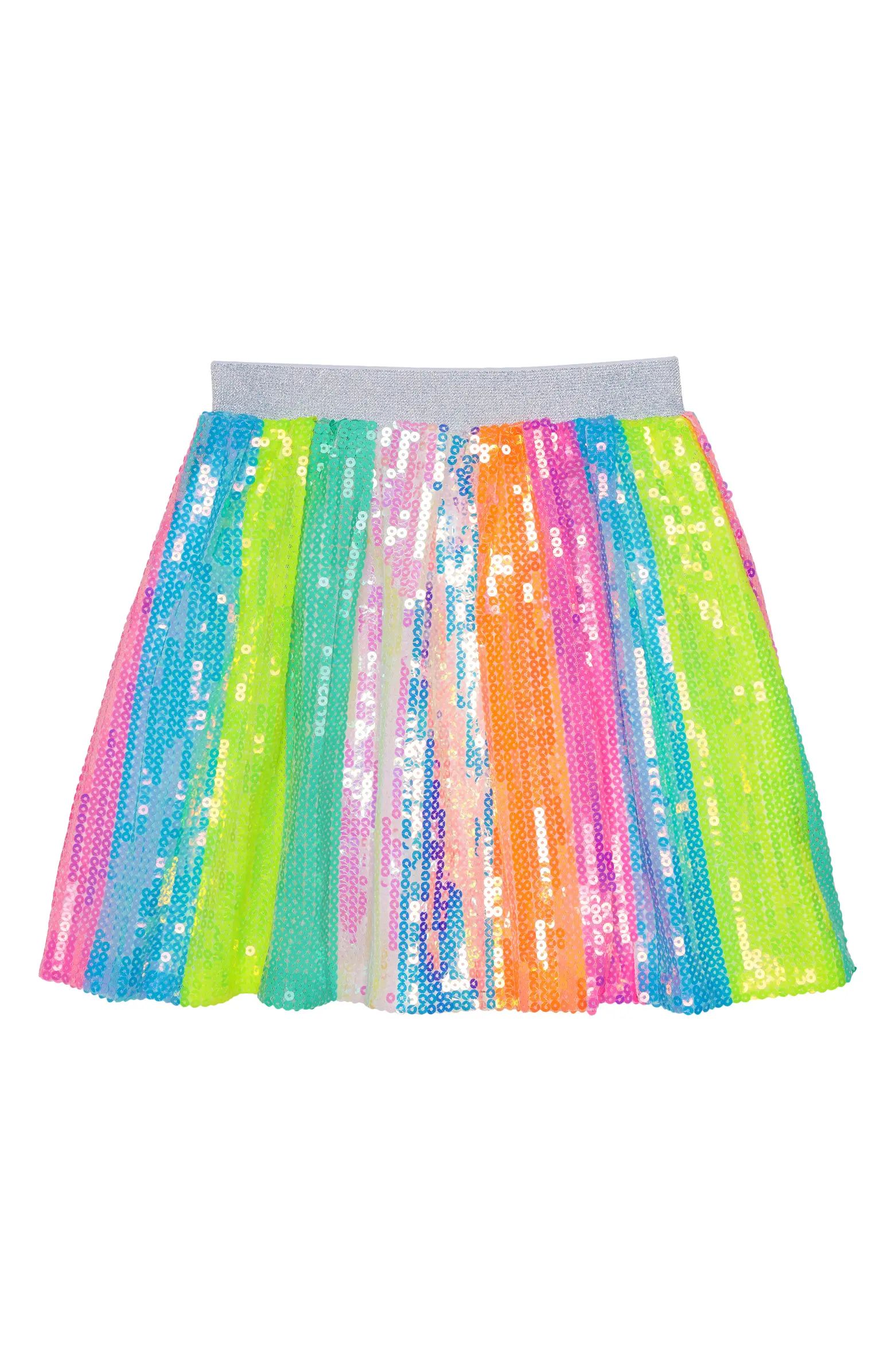 Kids' Stripe Sequin Skirt | Nordstrom