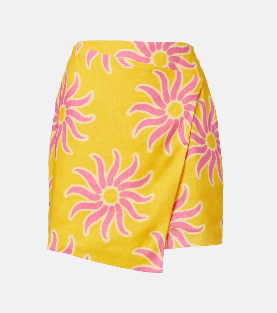Cala de la Cruz Chemena printed linen miniskirt | Mytheresa (US/CA)