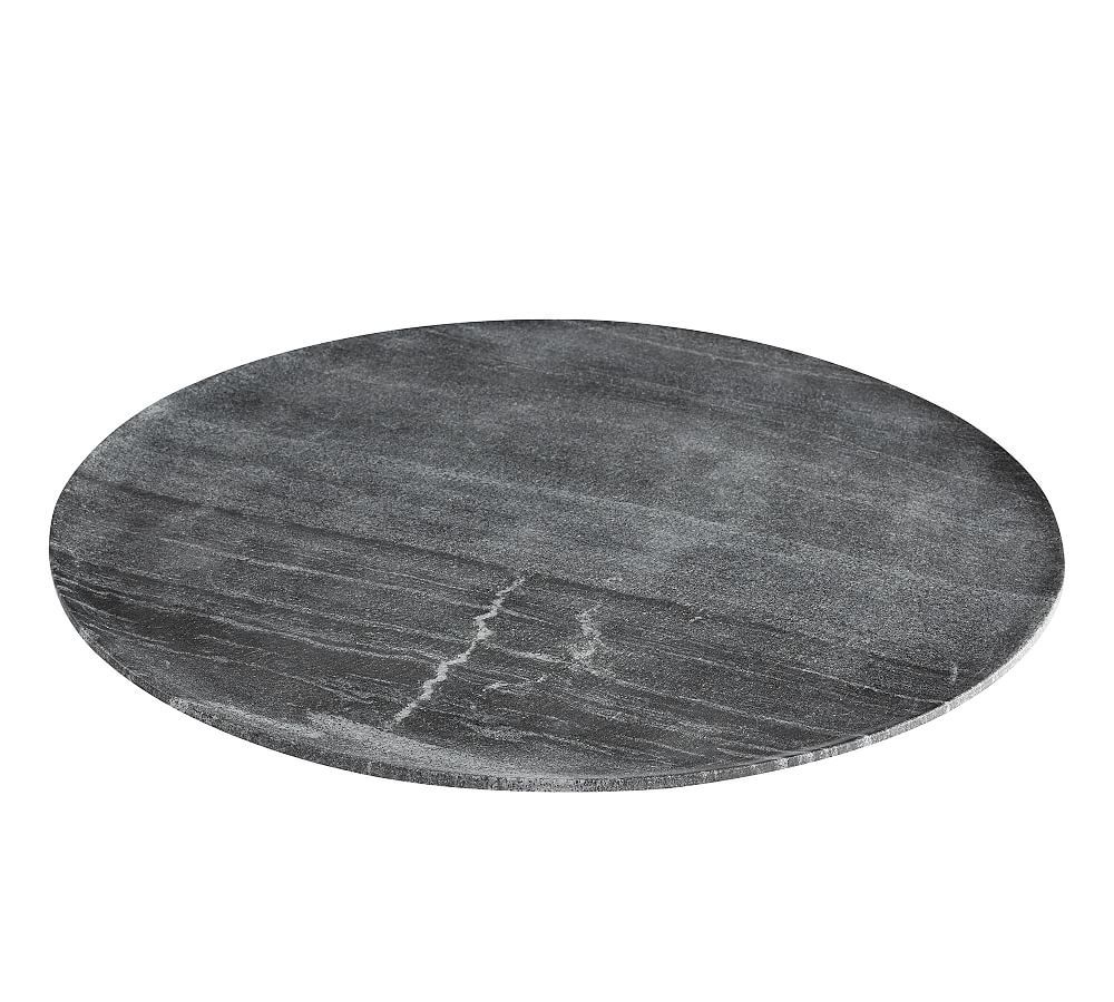 Black Marble Lazy Susan - Large | Pottery Barn (US)