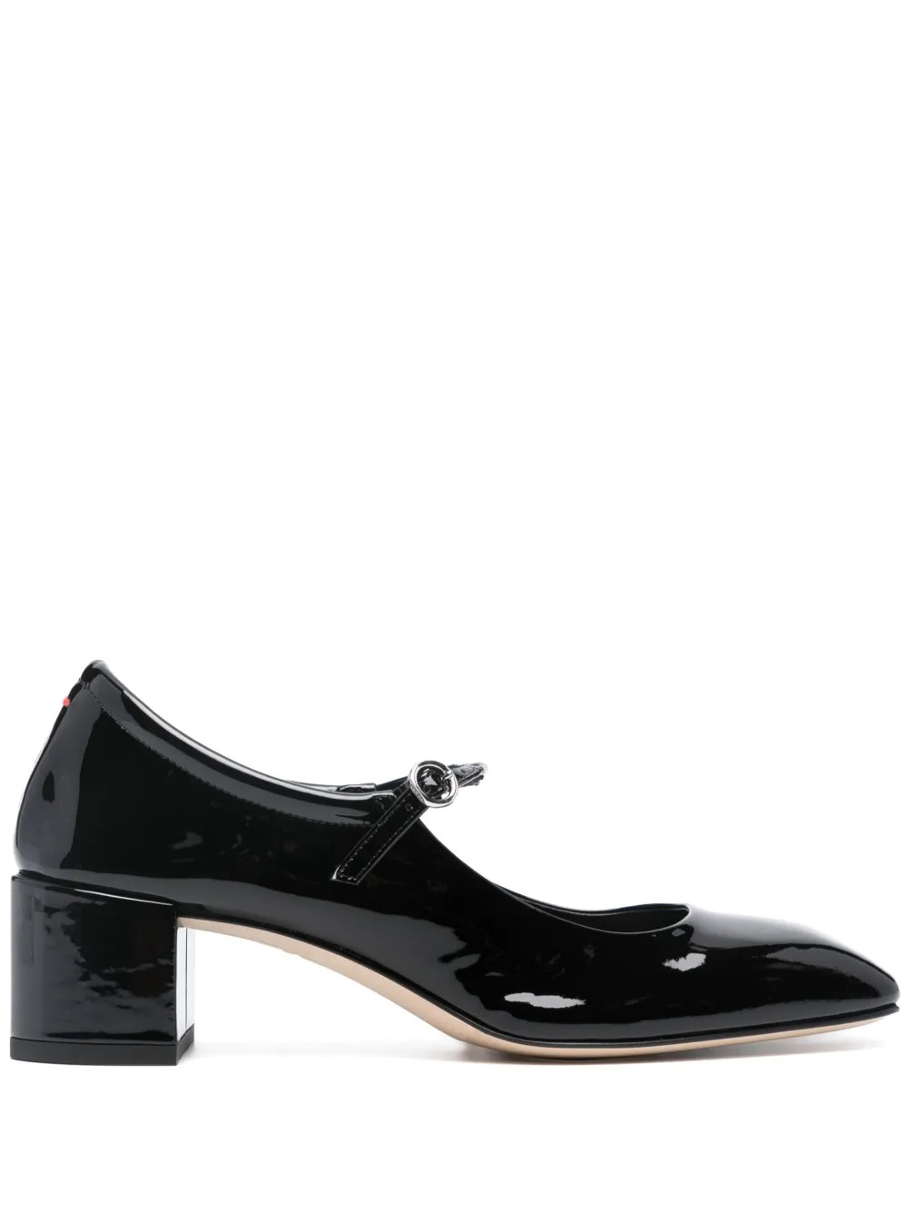Aeyde Aline 45mm Leather Pumps - Farfetch | Farfetch Global