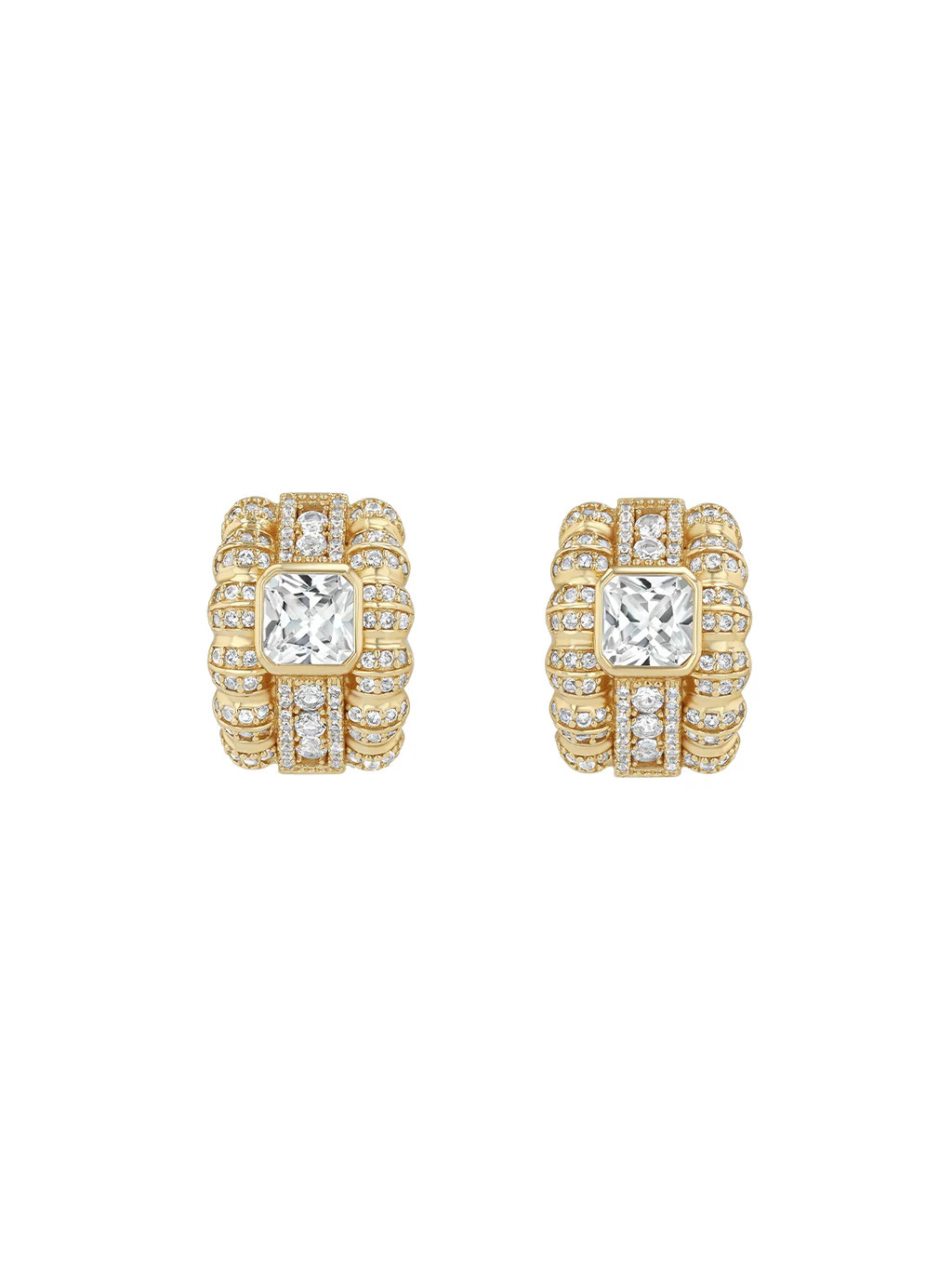 CRAWFORD EARRINGS IN LAB WHITE SAPPHIRE | Dorsey