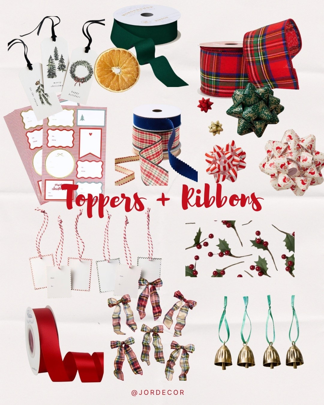 My favorite gift toppers and ribbons 🎁 

#LTKGiftGuide #LTKHoliday