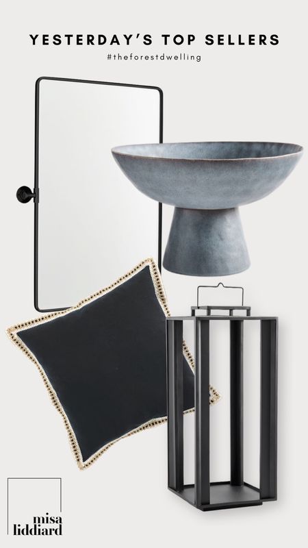Linking yesterday’s top sellers. The Turmont pedestal bowl is a new arrival at Pottery Barn, it pulls blue or gray depending on the surrounding decor. The Malibu outdoor lantern is a timeless decor piece that can be used for any season. The Vintage Rounded rectangle mirrors from Pottery Barn are stunning. 

#LTKStyleTip #LTKHome #LTKSeasonal