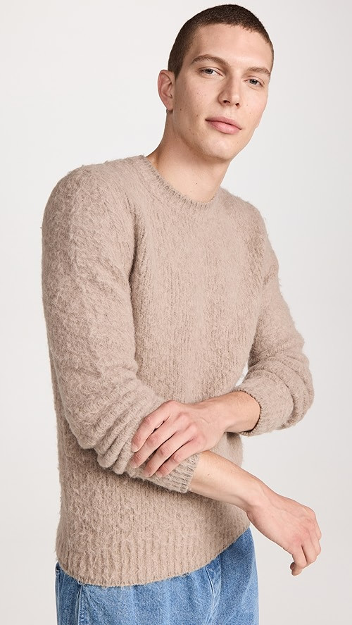 AMI Brushed Crewneck Sweater | SHOPBOP | Shopbop