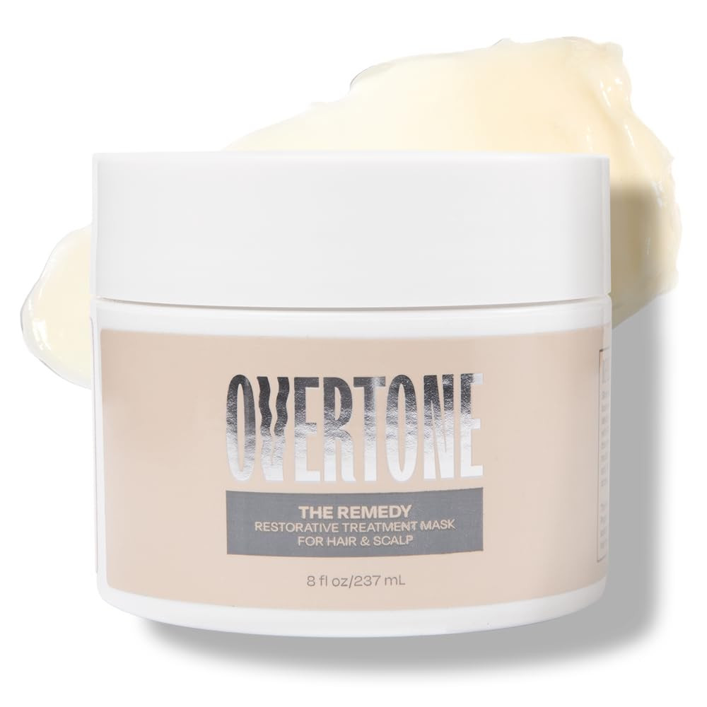 oVertone The Remedy Deep Hydrating Hair Mask – Vegan & Cruelty-Free Repair Treatment, Restores ... | Amazon (US)