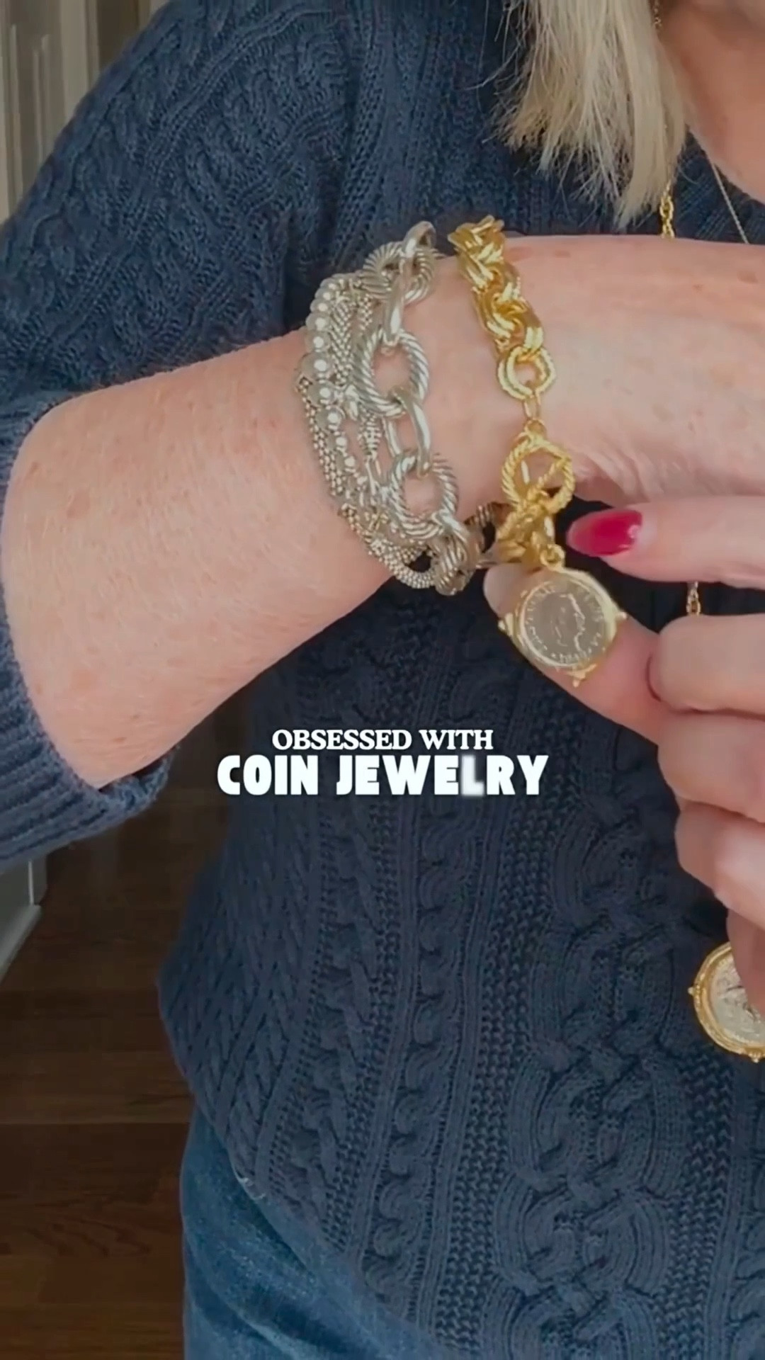 I’m obsessed with coin jewelry this year! Here are my latest pieces  