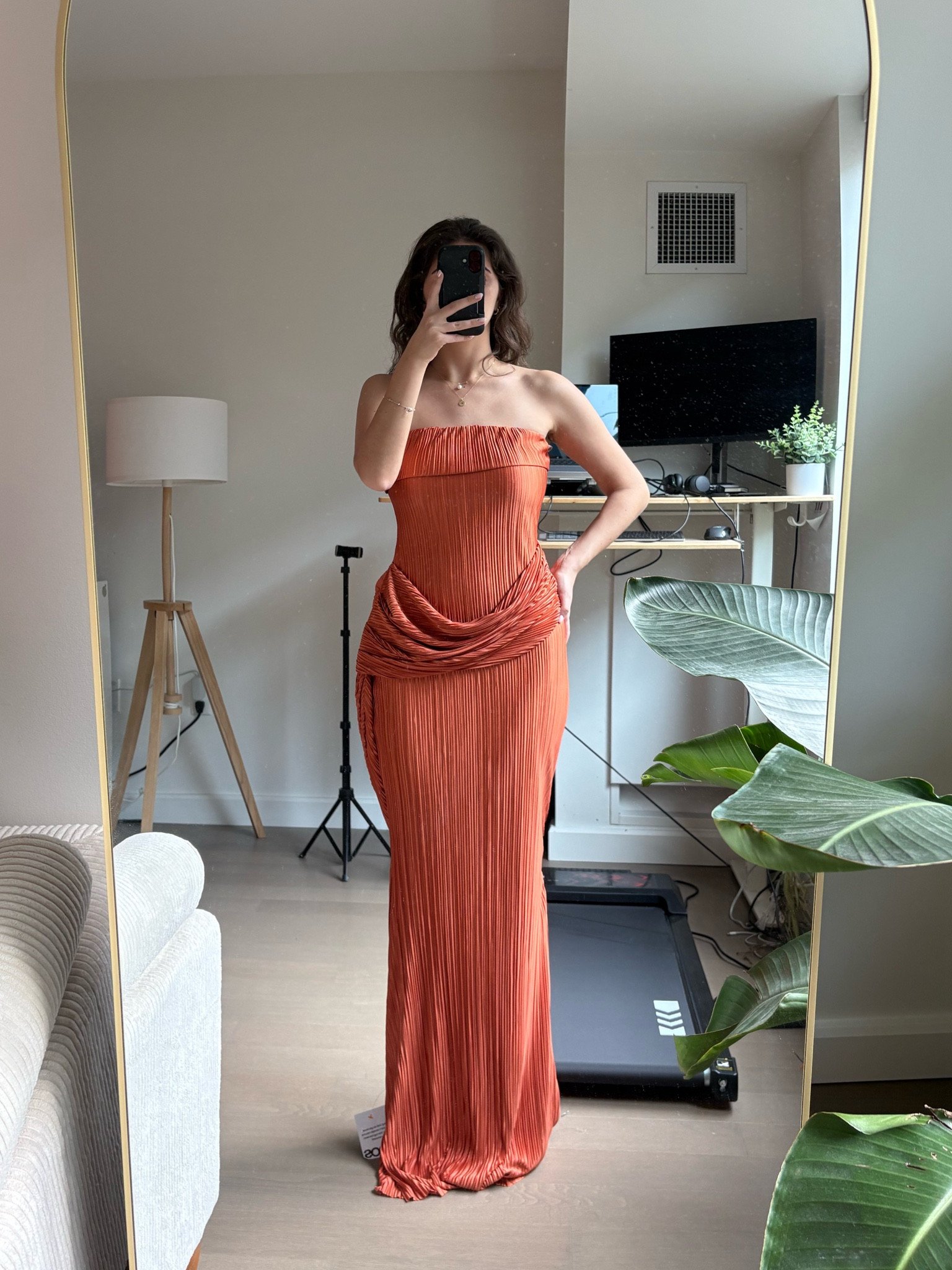 another wedding guest dress option!! love the material and drapery, definitely way too long as is for a petite height (I’m 5’3 and wearing a size US2)

#LTKtravel #LTKwedding