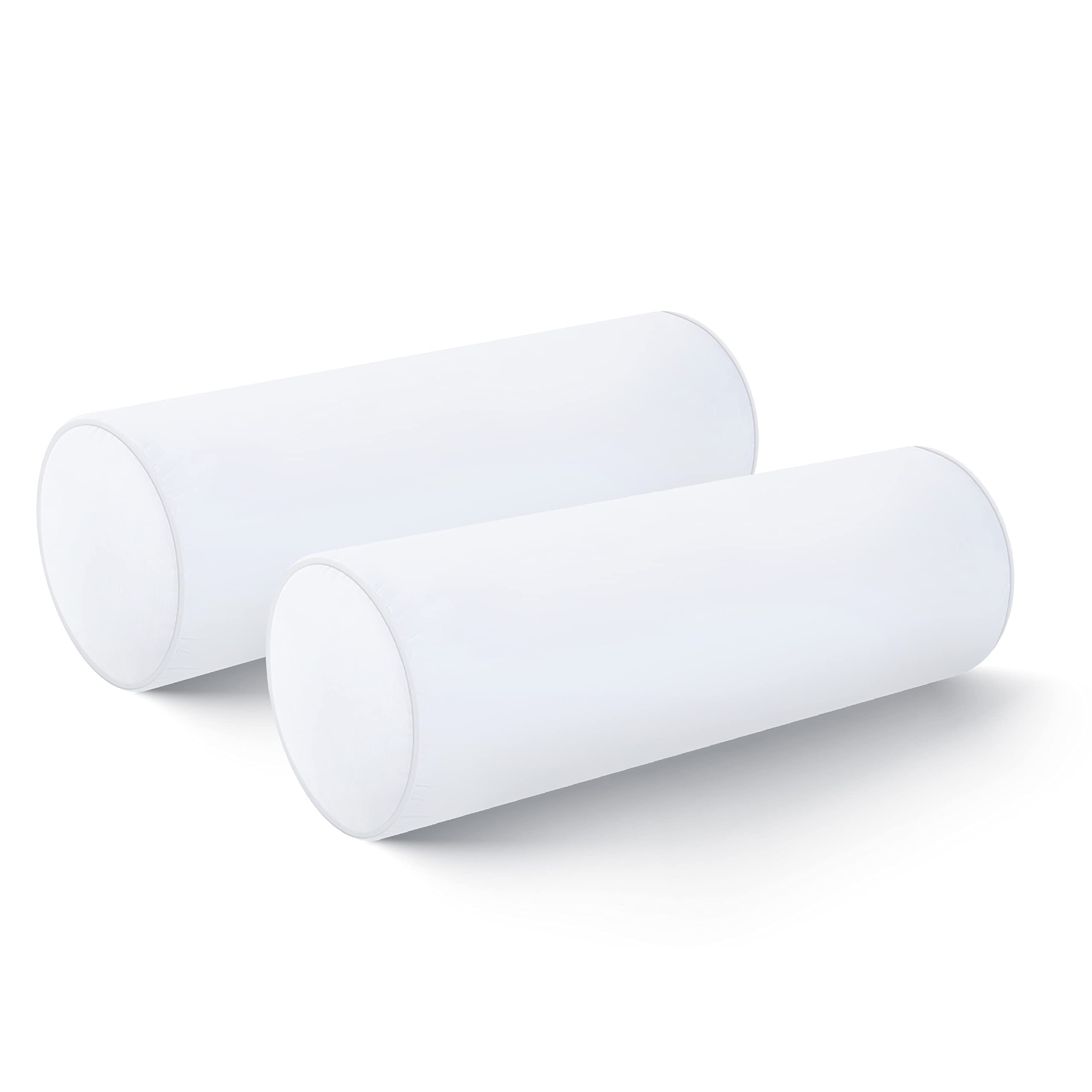 Hofdeco Premium Bolster Pillow Inserts Set of 2, 7"x22" (for Cover Size 6"x20") Water Resistant S... | Amazon (US)