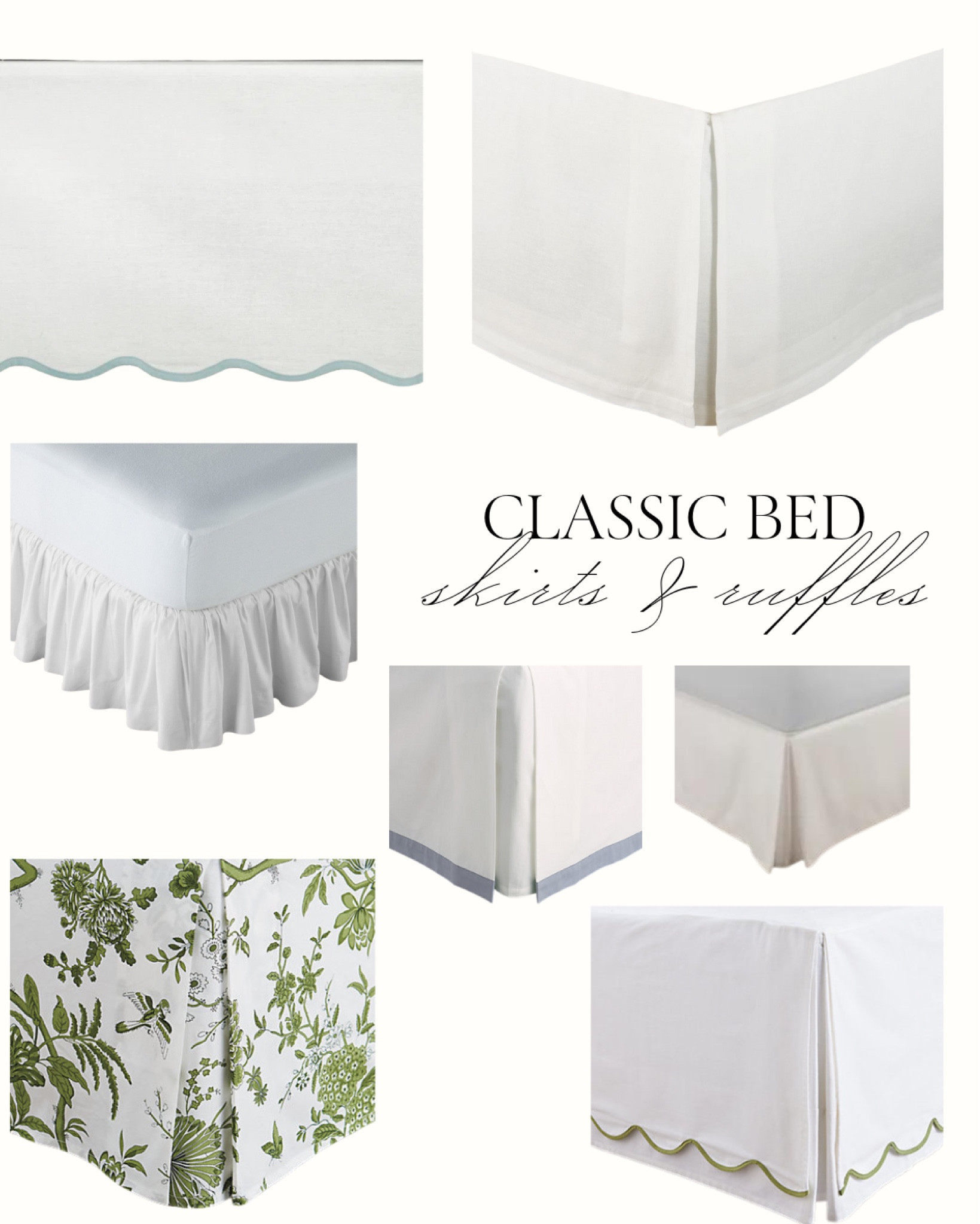 Bed skirts. Dust ruffles. Timeless interiors. Traditional interiors. Classic interiors  

#LTKHome