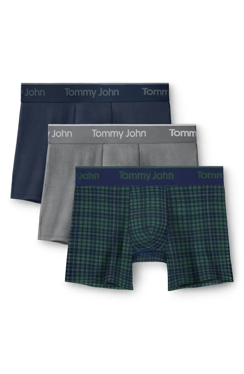 Tommy John Assorted 3-Pack Second Skin 4-Inch Stretch Modal Boxer Briefs | Nordstrom | Nordstrom