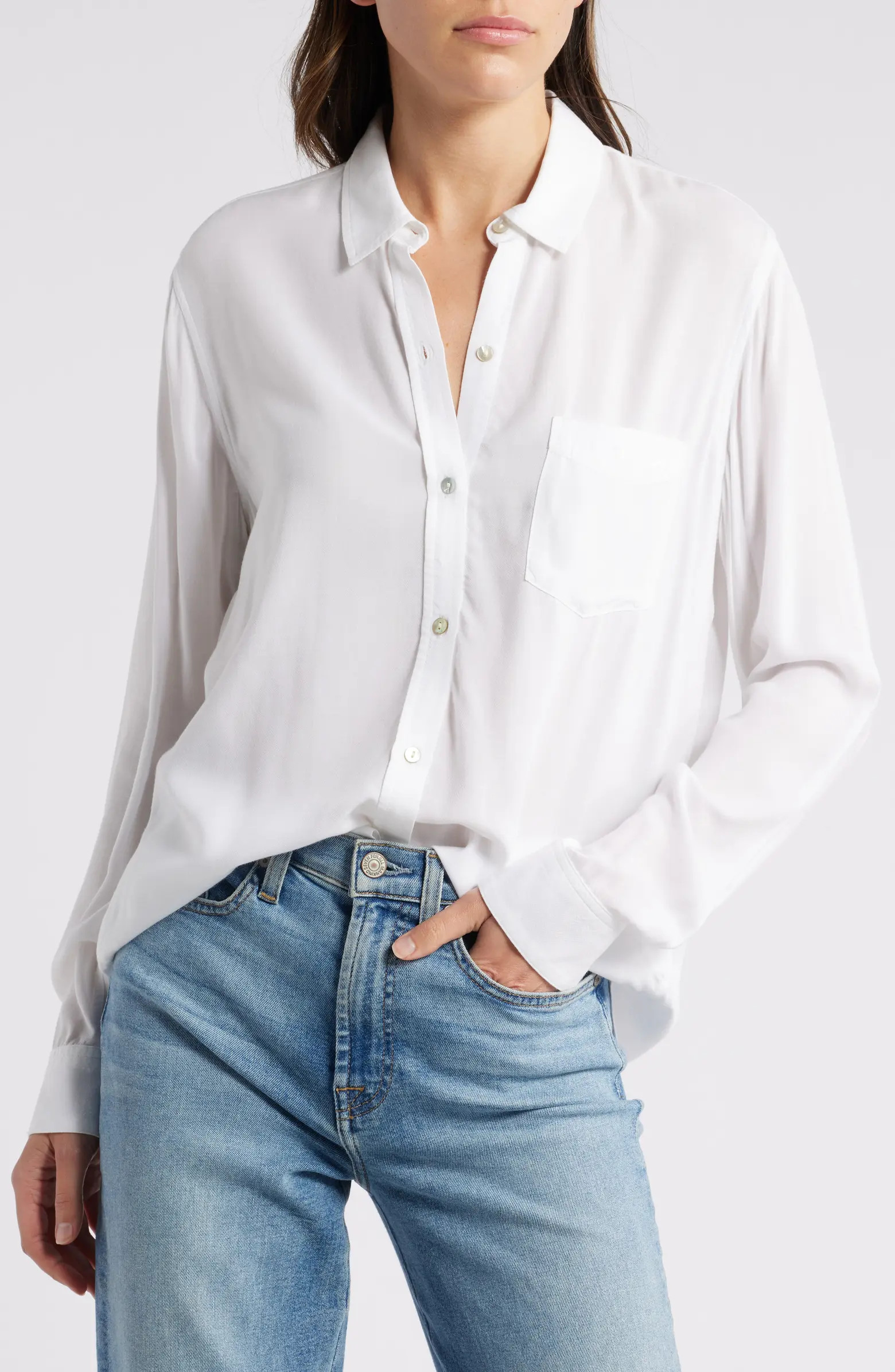 Rails Wren Solid Button-Up Shirt | Nordstrom | Nordstrom
