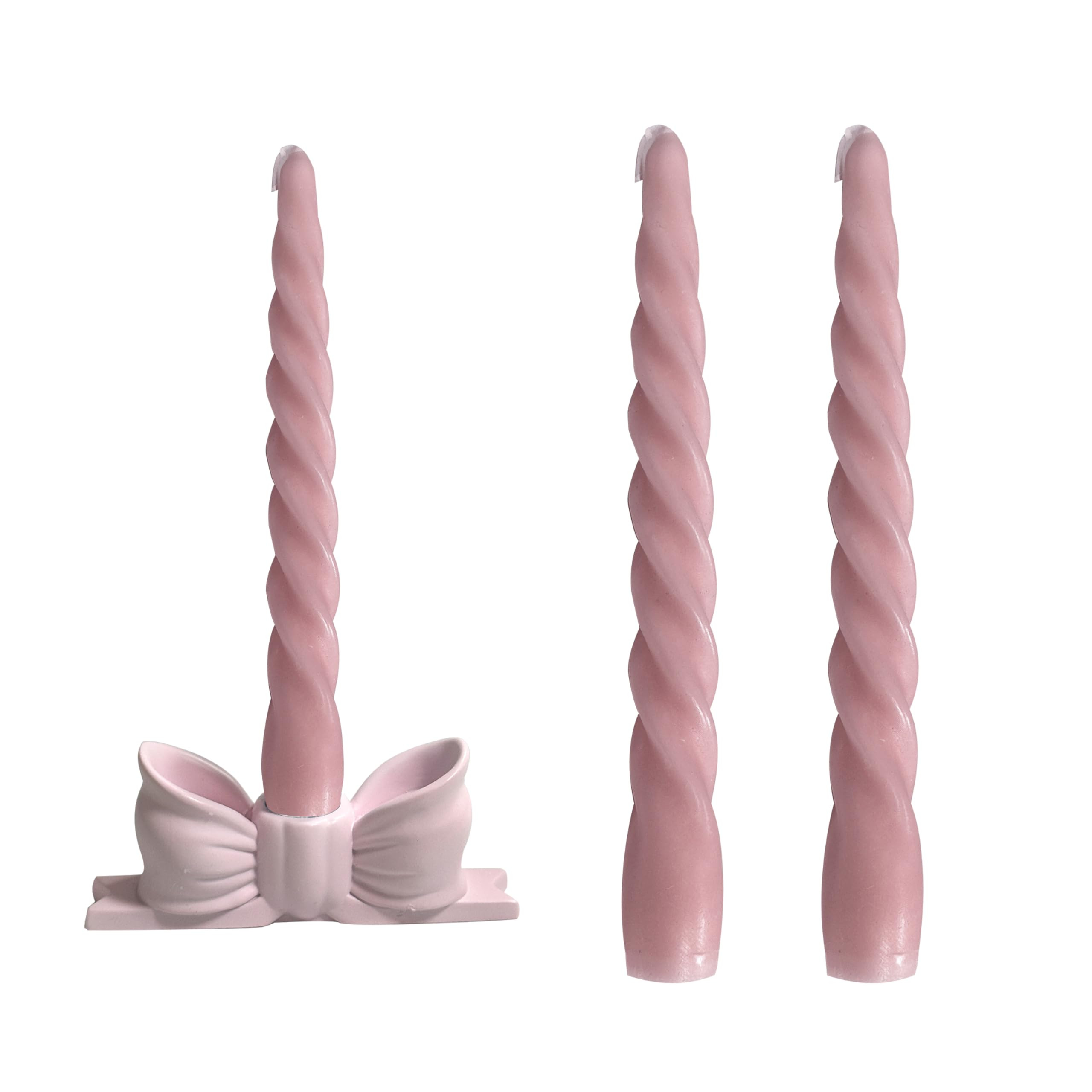 2PCS 7inch Spiral Taper Candles, Narcissus & Origan Scent Candle, Long Tall Tapered Candlesticks ... | Amazon (US)