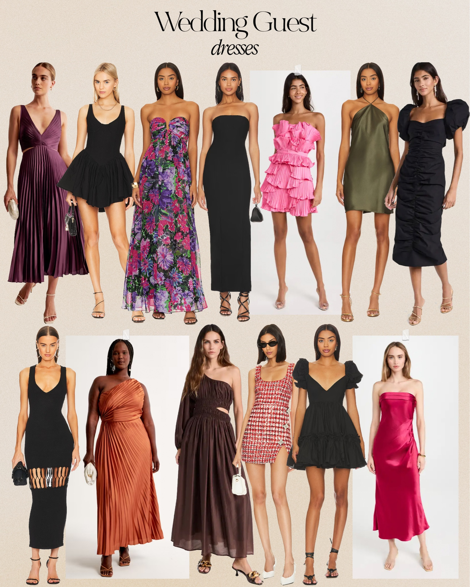 Wedding guest dresses - perfect for late summer or early fall 

#LTKwedding
