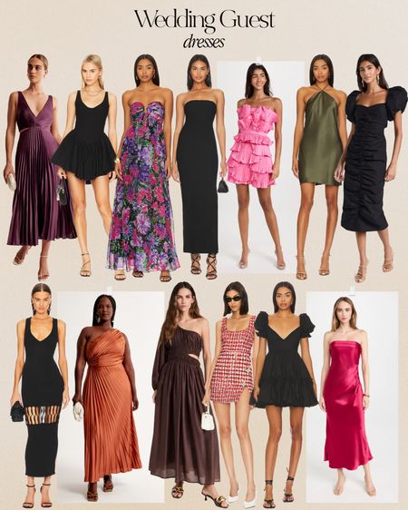 Wedding guest dresses - perfect for late summer or early fall 

#LTKwedding