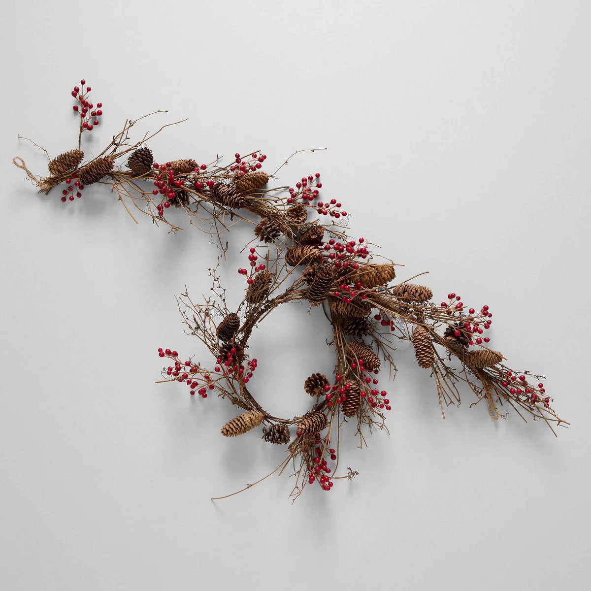 EcoFaux Red Ilex Berry Garland, 6' | Bloomist, Inc