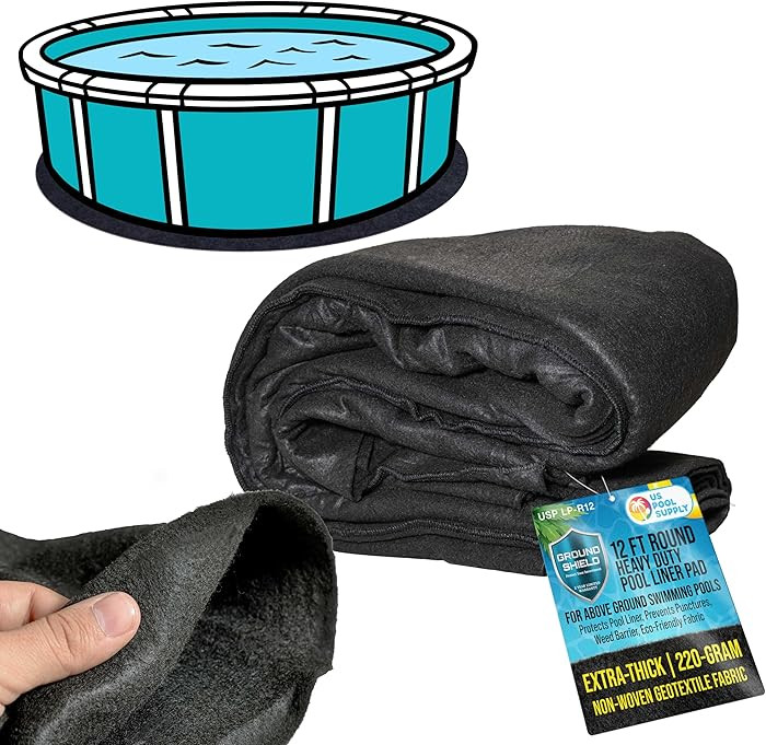 U.S. Pool Supply Ground Shield 12-Foot Round Heavy Duty Pool Liner Pad for Above Ground Swimming ... | Amazon (US)