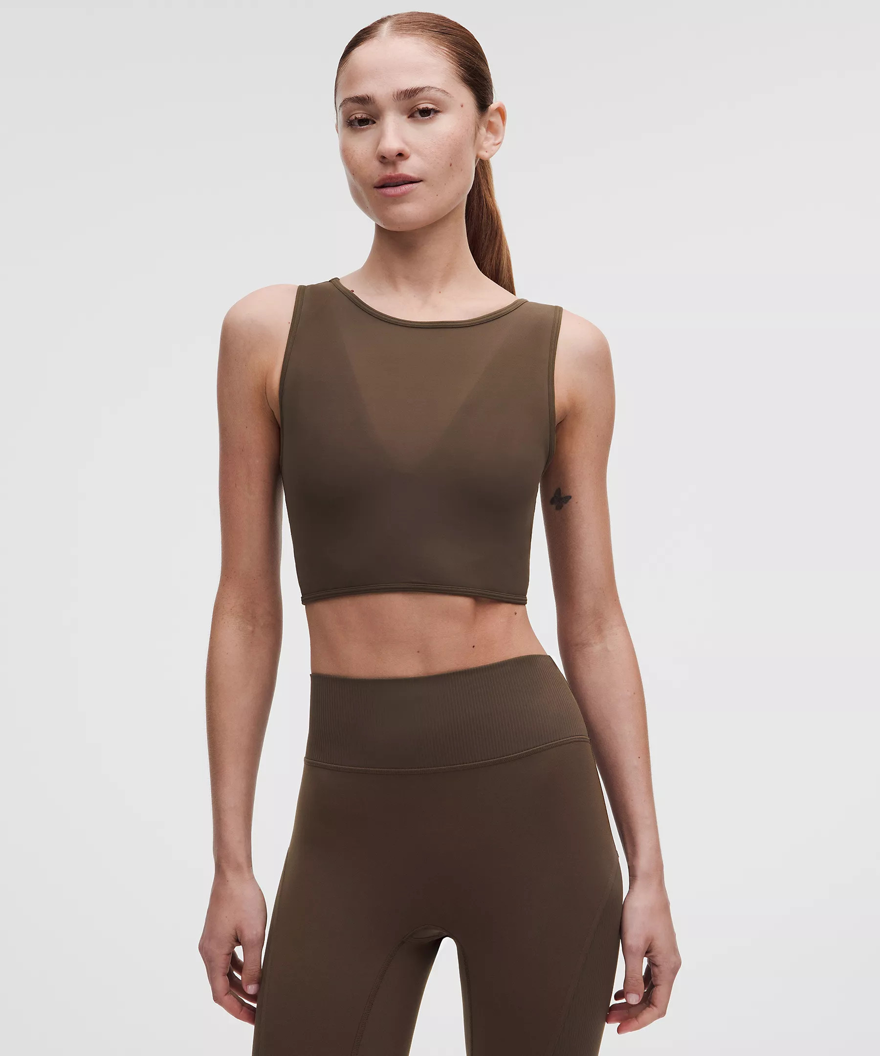 Bend This Mesh Bandeau and V-Neck Bra | Lululemon (US)