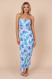 Worthington Midi Dress - Blue Floral | Petal & Pup (US)