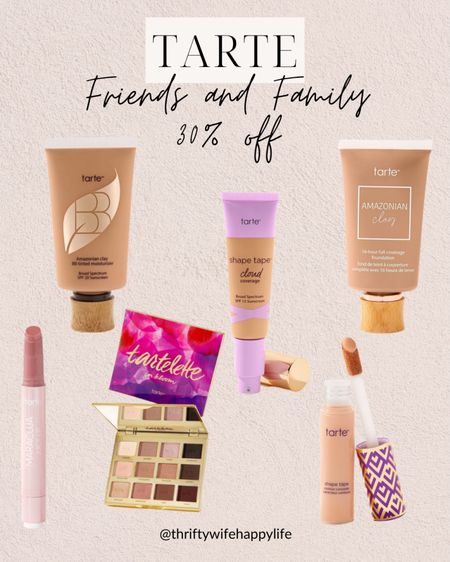 Tarte friends and family sale! 30% off! 

#LTKbeauty #LTKsalealert #LTKfindsunder50